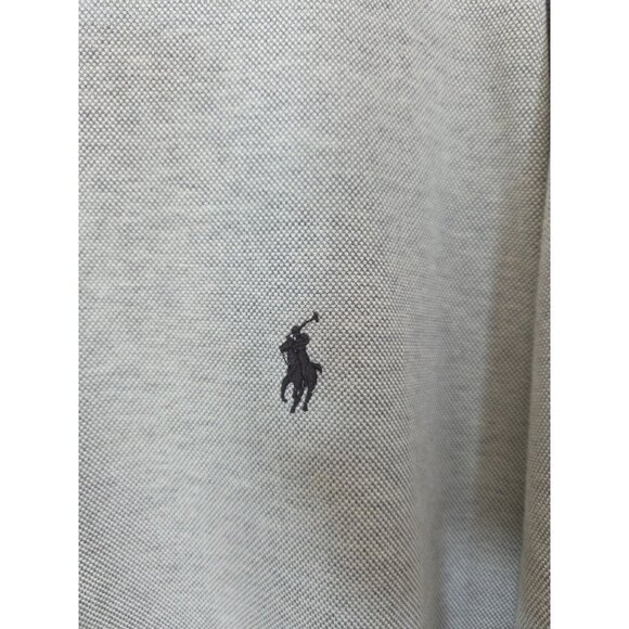 Polo Ralph Lauren Polo Shirt Mens 2XL Gray Stretch Mesh Big Pony Classic Fit - Picture 2 of 7